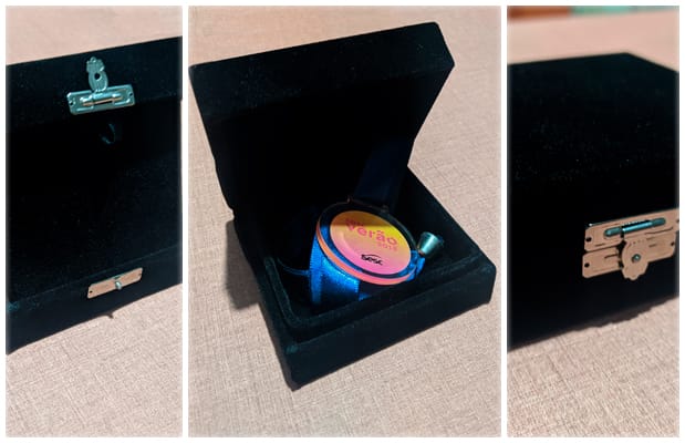 Estojo para medalhas
